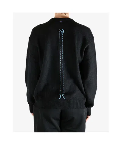 Ader Error Button-detail Cardigan In Gray