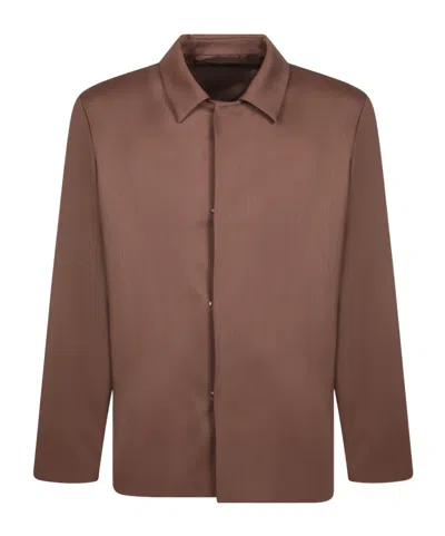 Costumein Long-sleeved Shirt In Brown
