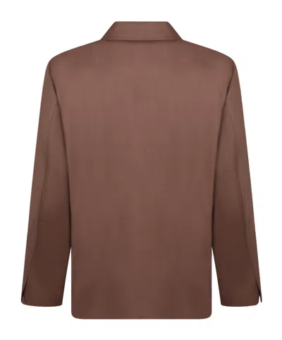 Costumein Long-sleeved Shirt In Brown