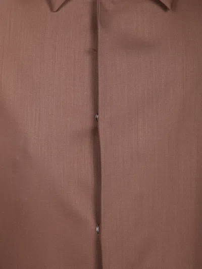 Costumein Long-sleeved Shirt In Brown
