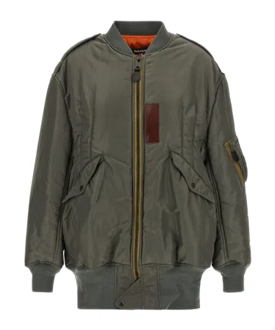 Junya Watanabe Lightweight Nylon Jacket With High Collar And Streamlined Silhouette In Multi