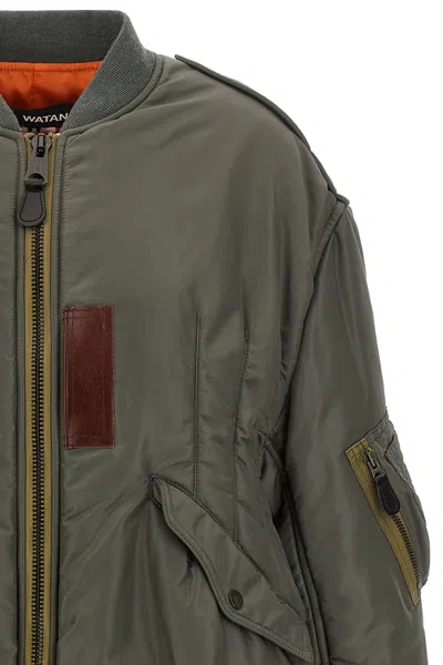 Junya Watanabe Lightweight Nylon Jacket With High Collar And Streamlined Silhouette In Multi