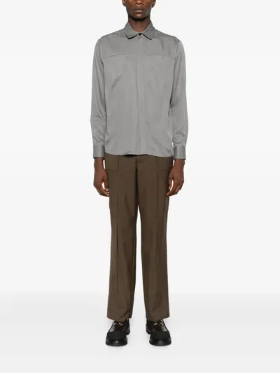 Notrainproof Panelled Trousers In Brown