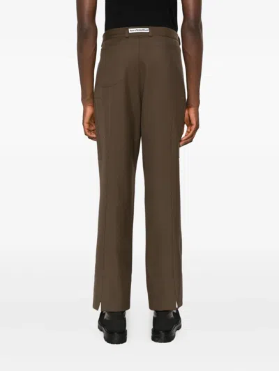Notrainproof Panelled Trousers In Brown