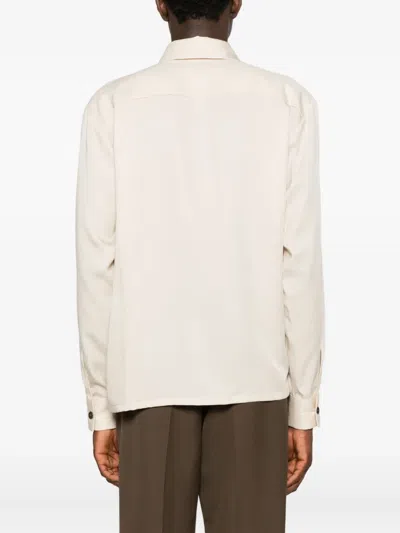 Notrainproof Flap-pocket Shirt In Neutral