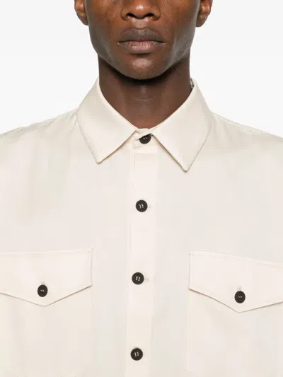 Notrainproof Flap-pocket Shirt In Neutral