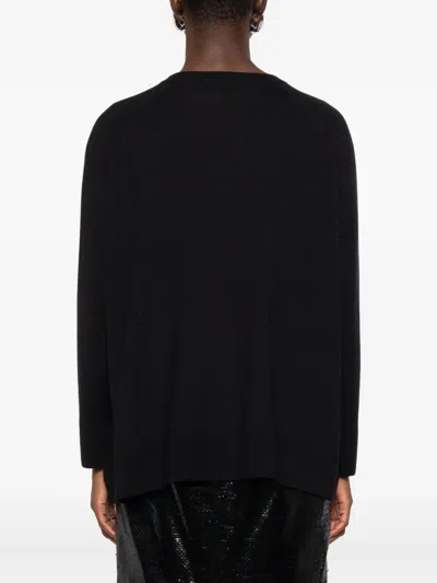Purotatto Fine-knit Jumper In Black