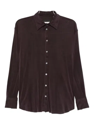 Rrd Buttoned Cotton Shirt In Brown