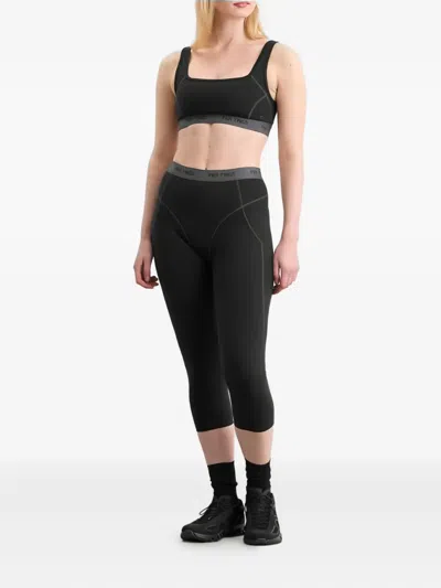 On Square-neck Sports Bra In Black
