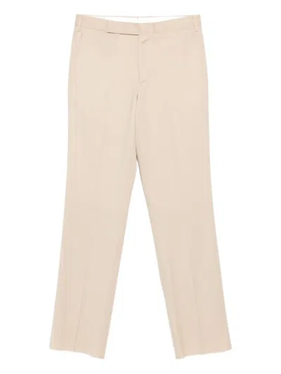 Lardini Straight-leg Trousers In Brown