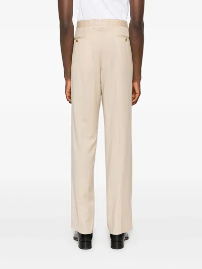 Lardini Straight-leg Trousers In Brown