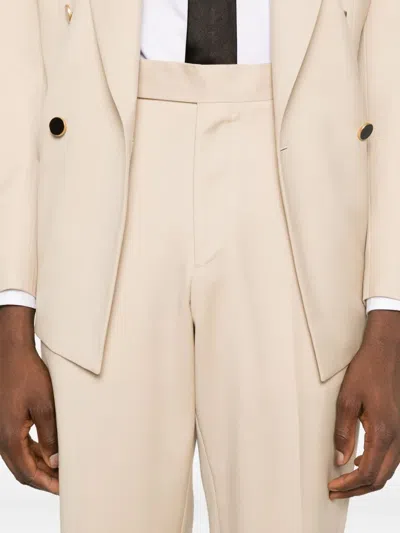 Lardini Straight-leg Trousers In Brown