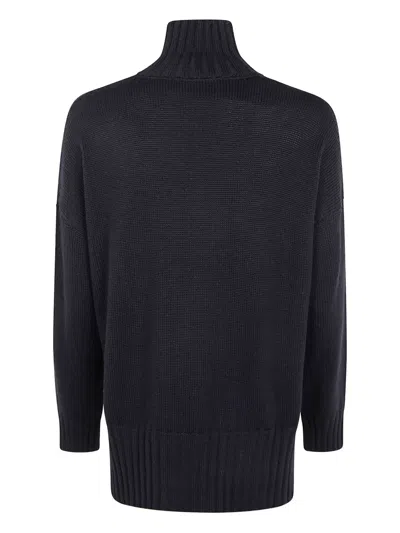 Pierantonio Gaspari Strick Mit Rollkragen In Blue