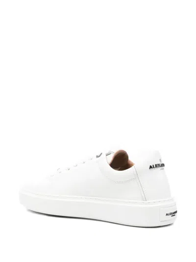 Alexander Smith Leather Sneakers In White