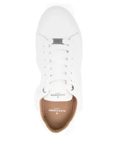 Alexander Smith Leather Sneakers In White