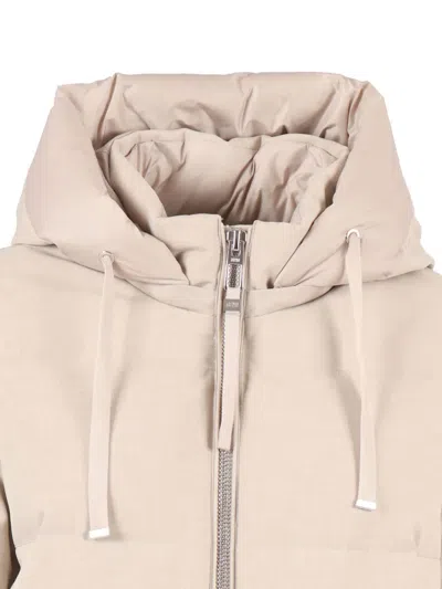 Duno Lottie Hooded Jacket In Brown