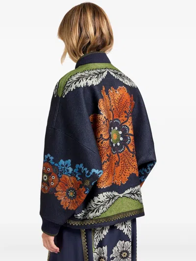 La Doublej Brooklyn Bomber Jacket In Multi