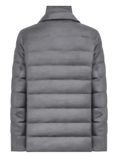 双排扣蓬松夹克