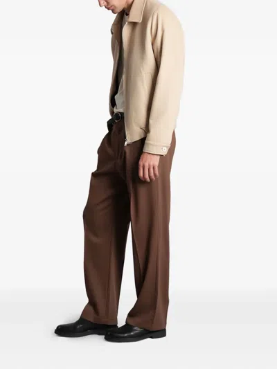 Costumein Norrie Pants In Brown Wool In Brown