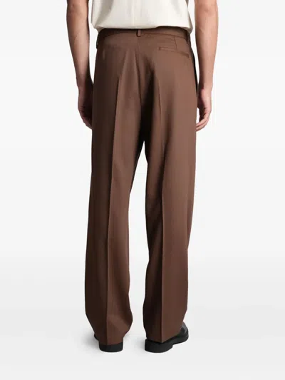 Costumein Norrie Pants In Brown Wool In Brown