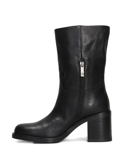 Carmens Mia Block-heel Boots In Black