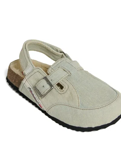 Diesel D-woodstock Mules In Blue