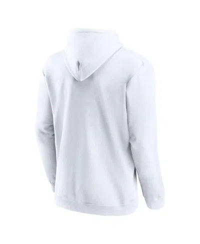 Fanatics Men's White Mit Engineers Fleece Pullover Hoodie In White