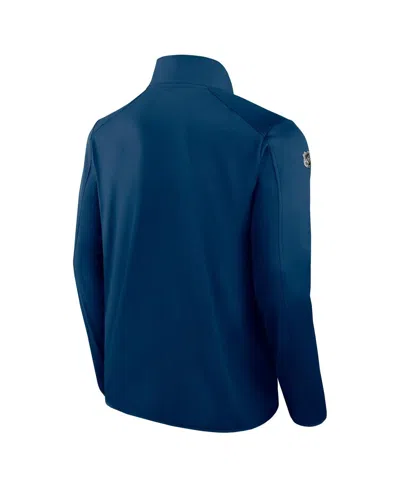 Fanatics Men's Navy Seattle Kraken Authentic Pro Rink Fleece Full-zip Jacket In Blue