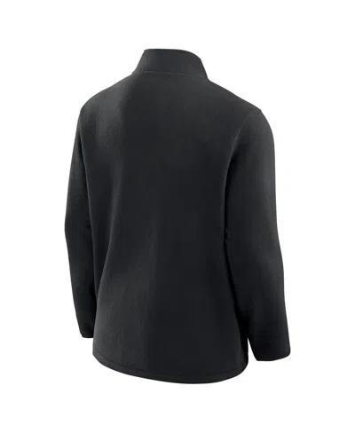 Fanatics Men's Black Vegas Golden Knights Home Ice Fleece Full-zip Jacket In Black