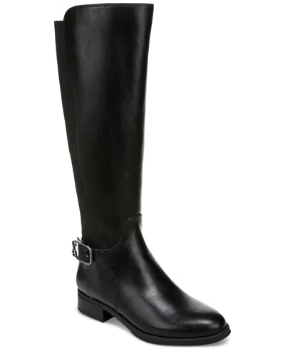 Sam & Libby Sam Libby Womens Percy Regular Calf Knee High Riding Boots Regular Wide Calf In Black