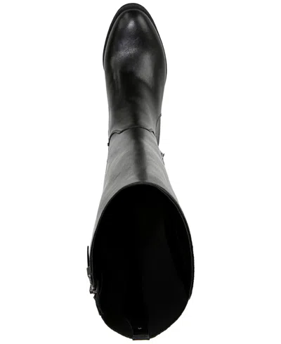 Sam & Libby Sam Libby Womens Percy Regular Calf Knee High Riding Boots Regular Wide Calf In Black