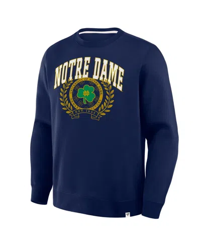 Fanatics Men's Navy Notre Dame Fighting Irish Strength In Unity Legacy Pullover Sweatshirt In Blue