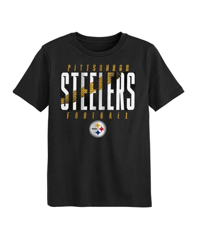 Outerstuff Preschool Black Pittsburgh Steelers Posterize T-shirt In Black