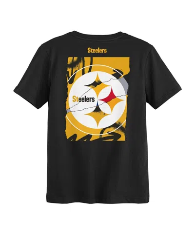 Outerstuff Preschool Black Pittsburgh Steelers Posterize T-shirt In Black