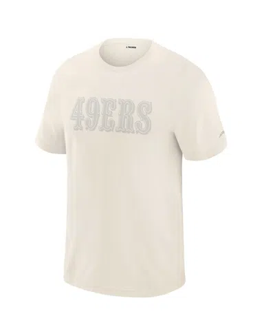 J. Palmer Men's Cream San Francisco 49ers Play Action Tri-blend Performance T-shirt In White