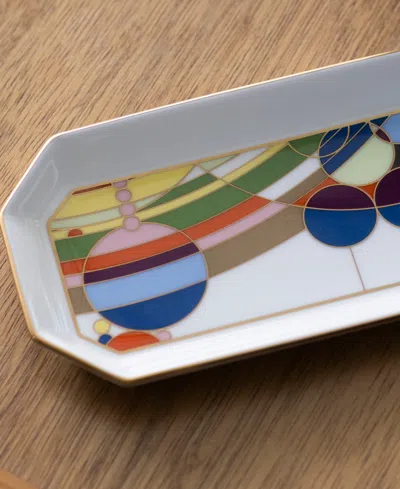 Noritake Frank Lloyd Wright March Balloons Octagonal Plate In Multi