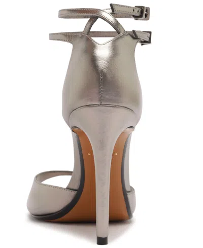 Schutz Women's Sue Dress Sandals In Silver