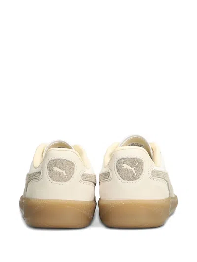 Puma Palermo Elevata Platform Sneaker In White