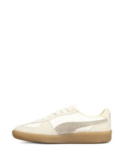 Puma Palermo Elevata Platform Sneaker In White