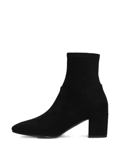 Bibi Lou 60mm Pointed Block-heel Boots In Black
