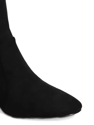 Bibi Lou 60mm Pointed Block-heel Boots In Black