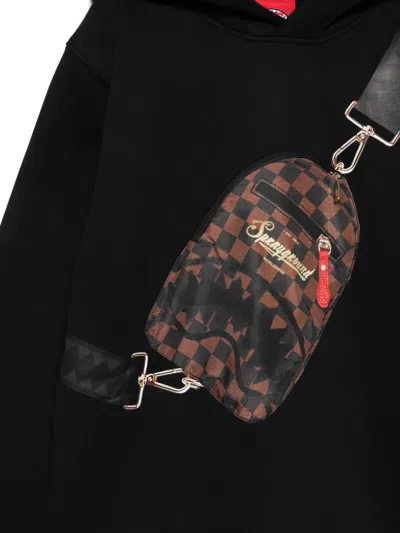 Sprayground Kid Takeover The Throne Hoodie In Black