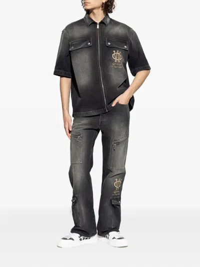 Off-white Belt Loop Denim Trousers In Black