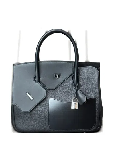 Pre-owned Hermes 2023 Birkin 30 En Desordre Handbag In Black