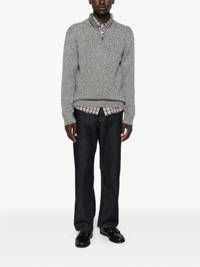 MARL 拉链开合毛衣