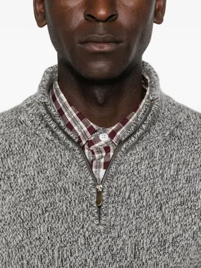 MARL 拉链开合毛衣