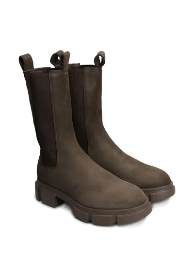 Copenhagen Cph500 Elasticated-panels Boots In Brown