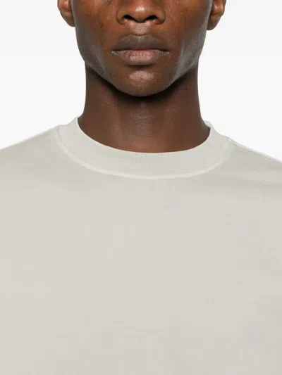 C.p. Company C.p.company Logo Cotton Crewneck Sweatshirt In Gray