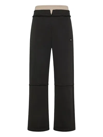 Peuterey Classic Tailored Trousers With Straight Leg Cut In Black