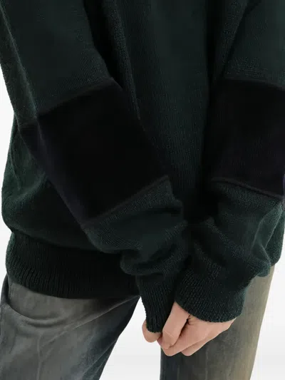1989 Studio Givenchy Givenchy Logo Flat Slide Sandals In Green
